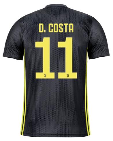 Juventus Third DOUGLAS COSTA 11 Soccer Jersey Shirt